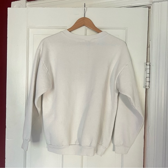 VINTAGE SAN FRANCISCO White Sweatshirt Size Medium - Picture 5 of 8